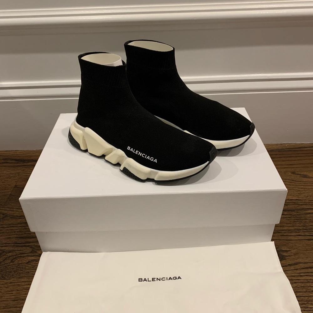 Balenciaga Speed Runner in Black, 37